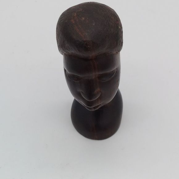 ‎Hand Carved Ebony Head - Picture 2 of 7